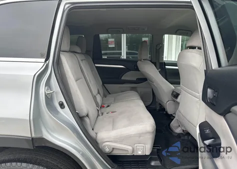 2019 Toyota Highlander Le/Le Plus из США, поврежденный, VIN 5TDBZRFH9KS945111